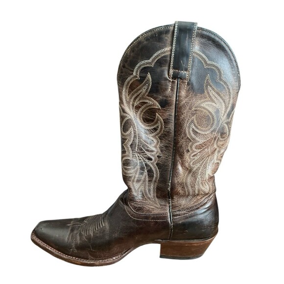Shyanne Loretta Womens Boots Cowboy Western Leather Brown Size 8-1/2 B - Picture 3 of 11